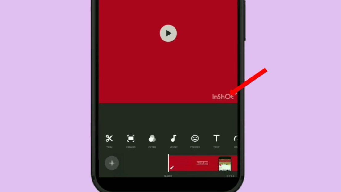 How to remove watermark from InShot App
