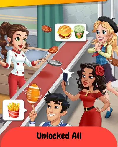 cooking diary mod apk all unlocked
